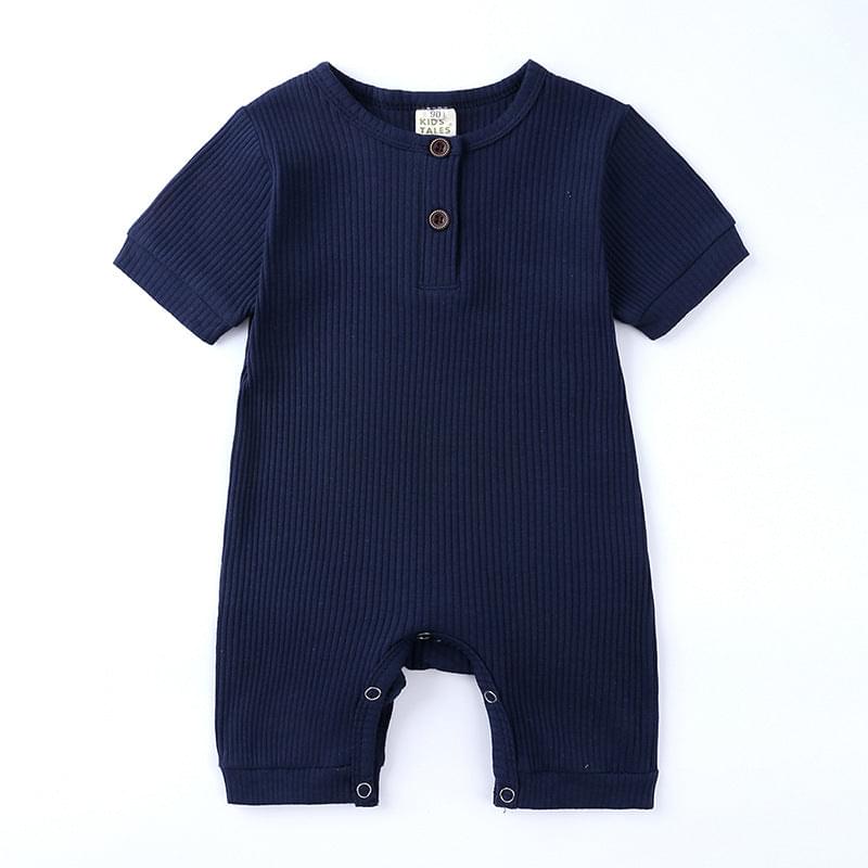 Baby Combed Pin Striped Romper