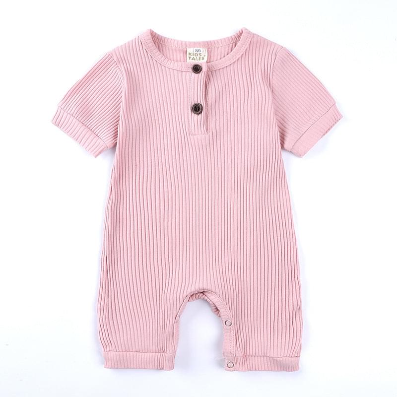 Baby Combed Pin Striped Romper