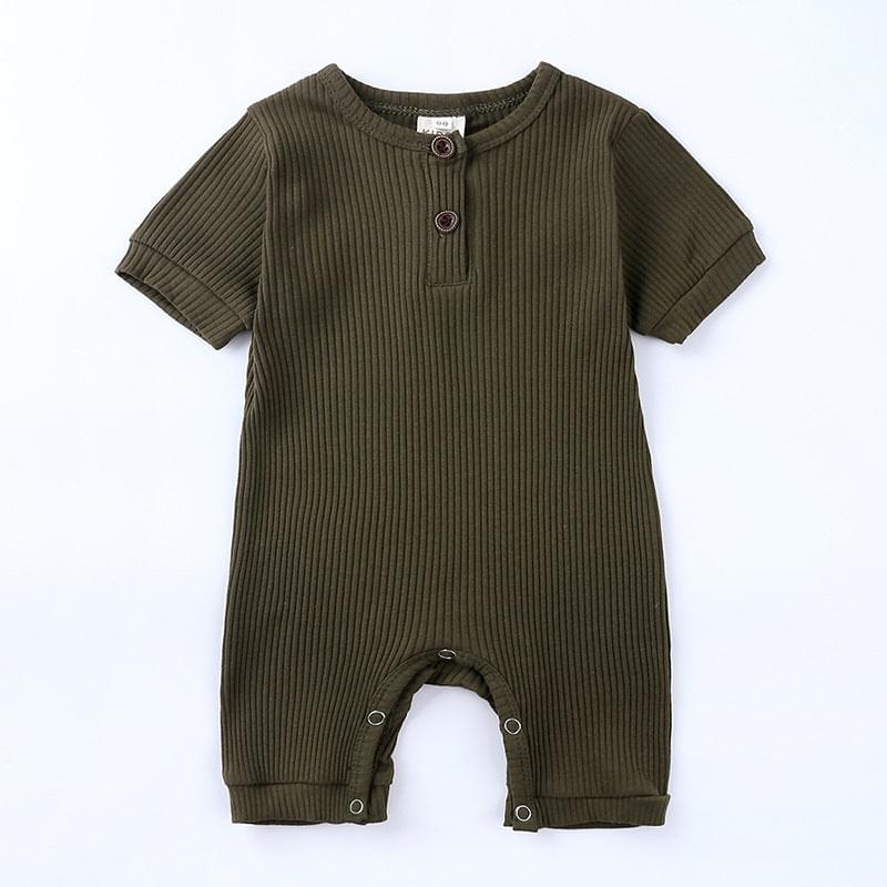 Baby Combed Pin Striped Romper