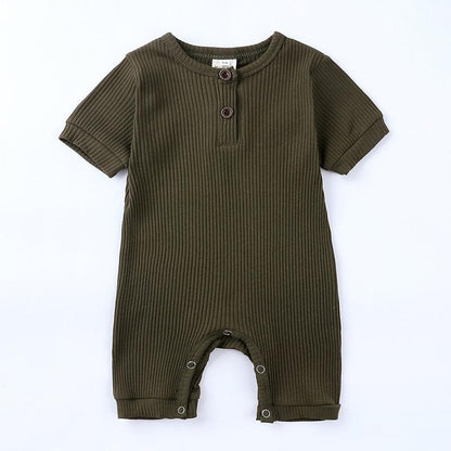 Baby Combed Pin Striped Romper