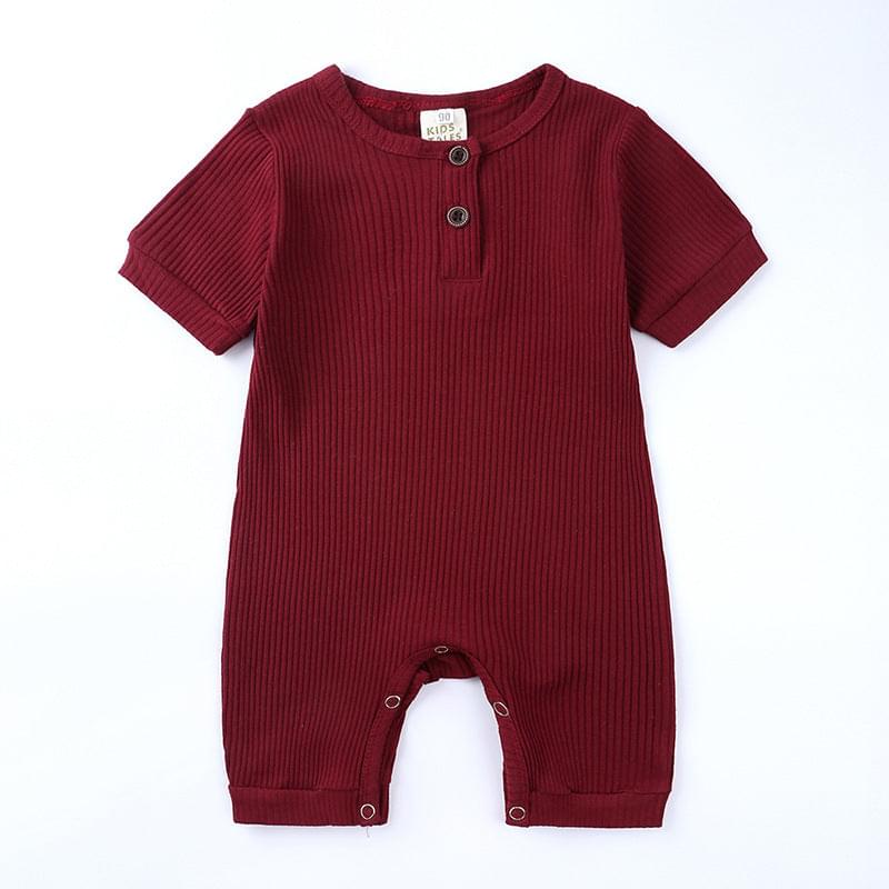 Baby Combed Pin Striped Romper