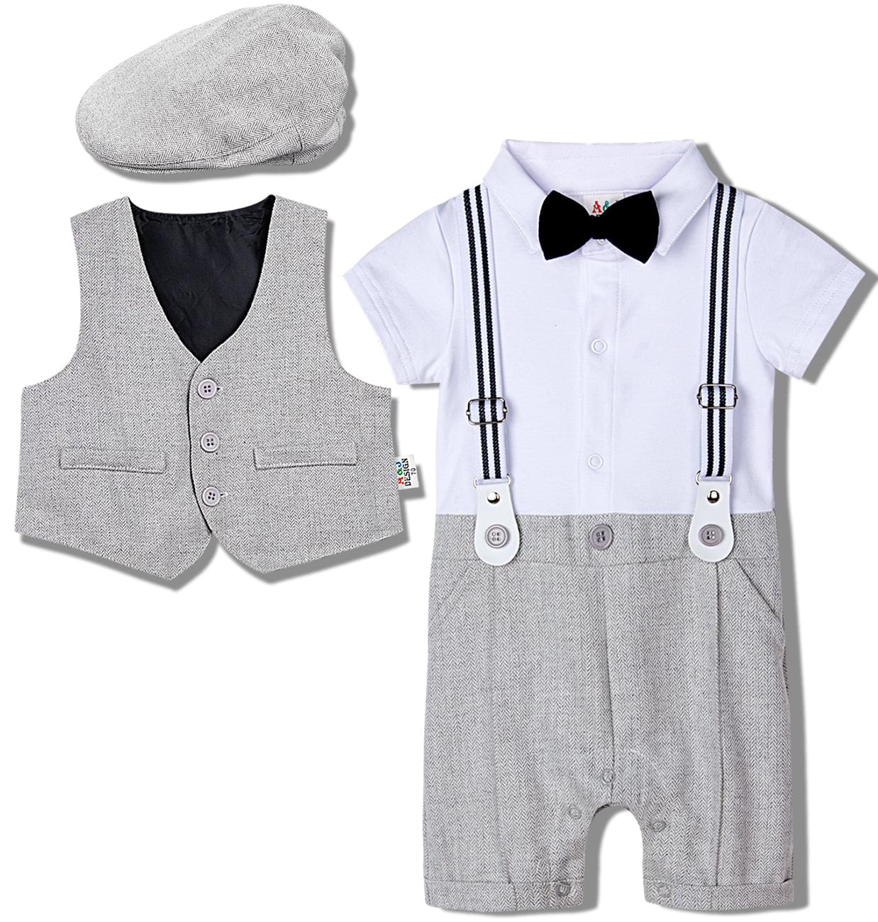 Baby Boy One-piece Gentleman Suit