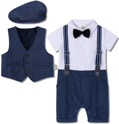 Baby Boy One-piece Gentleman Suit