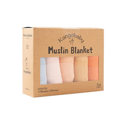 Baby Bamboo Cotton Muslin Cloths