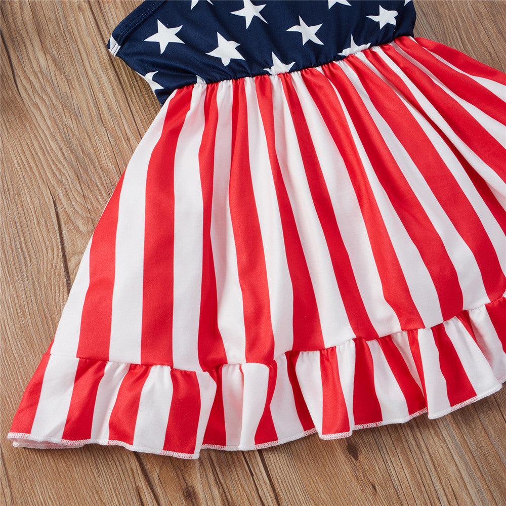 Independence Day Stars & Stripes Dress