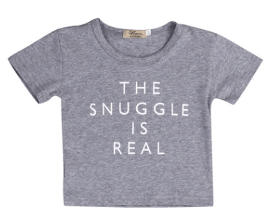 The Snuggle is Real Printed Tee