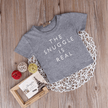 The Snuggle is Real Printed Tee