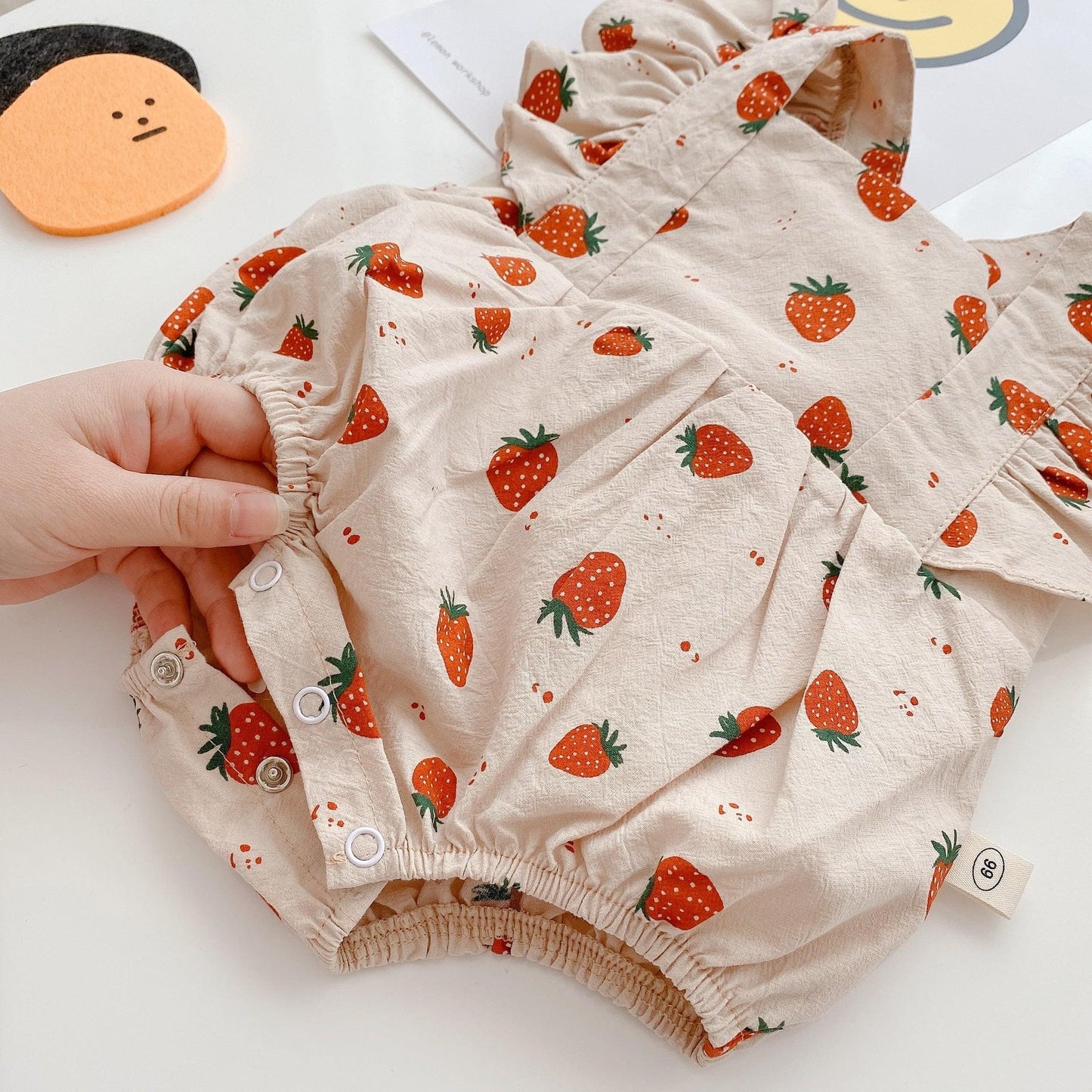 Baby Girl Strawberry Jumpsuit