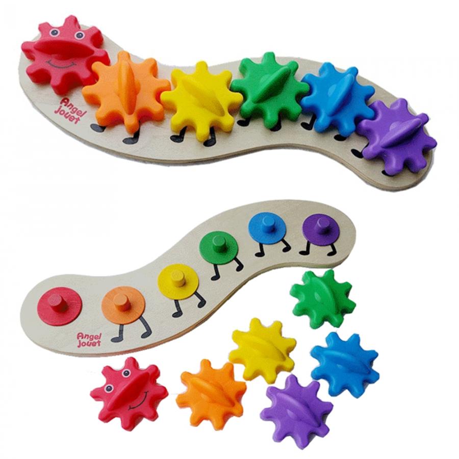 Children's Caterpillar Gear Toy