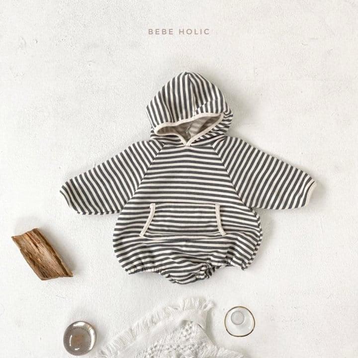 Baby Long-sleeved Striped Romper