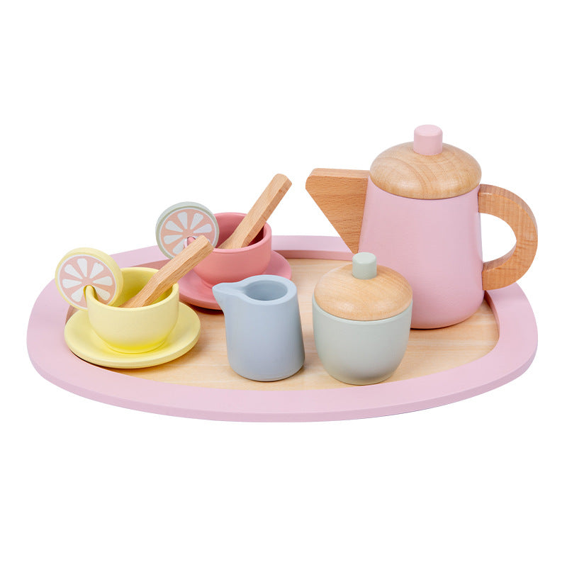 Children's Play House Wooden Tea Set