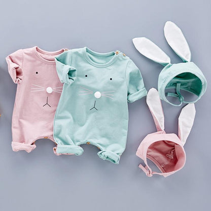 Baby Bunny Romper & Bunny Hat