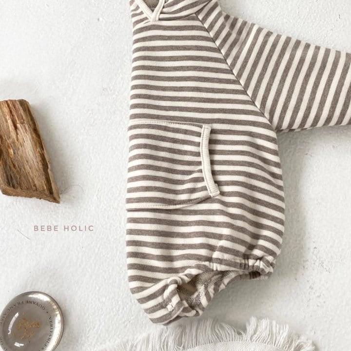 Baby Long-sleeved Striped Romper