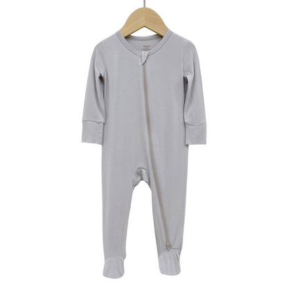 Bamboo Fiber Zippered Romper