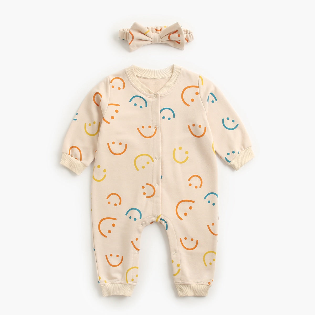 Happy Smiles Cartoon Romper