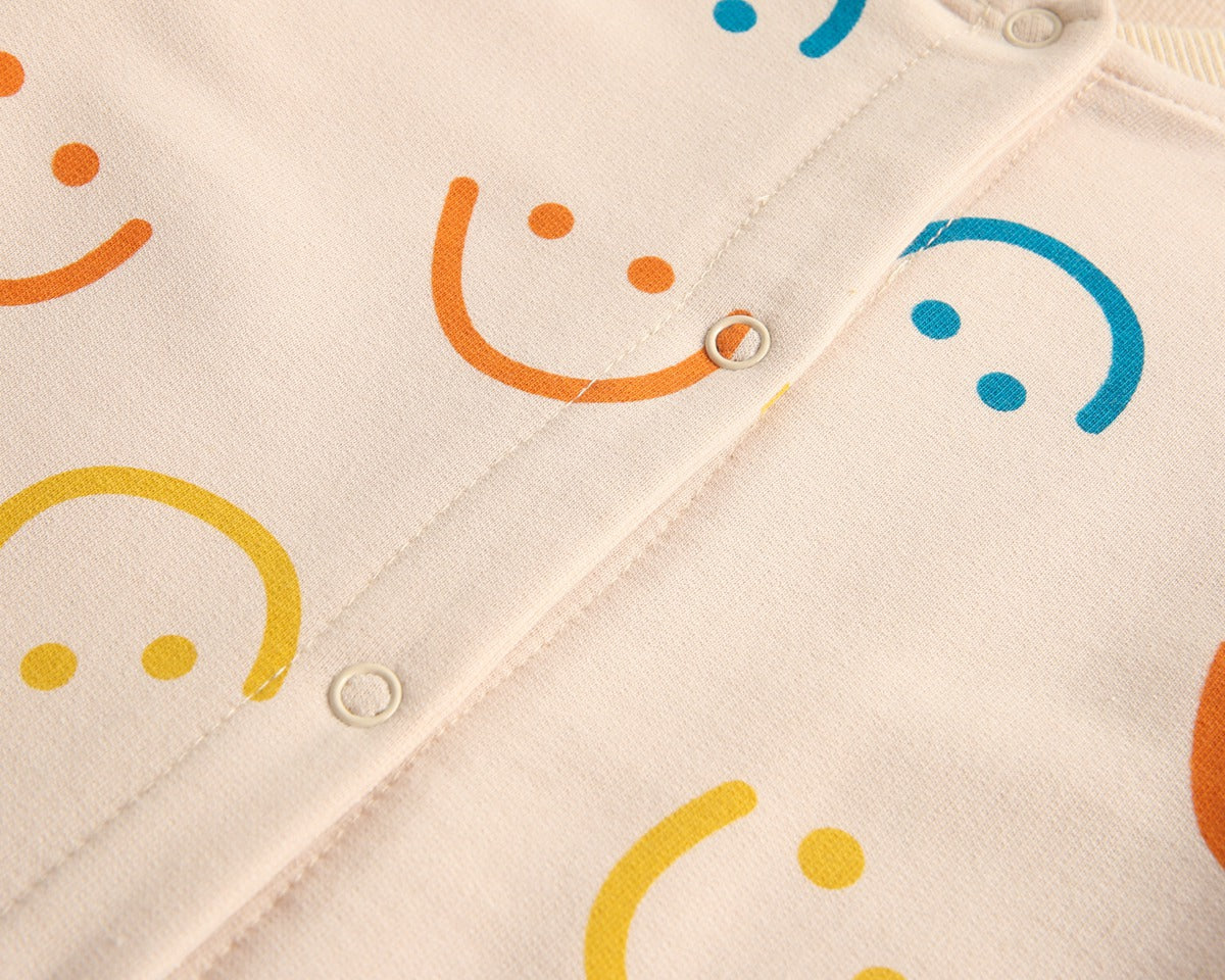 Happy Smiles Cartoon Romper