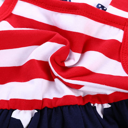 Girls' Stars and Stripes Dress