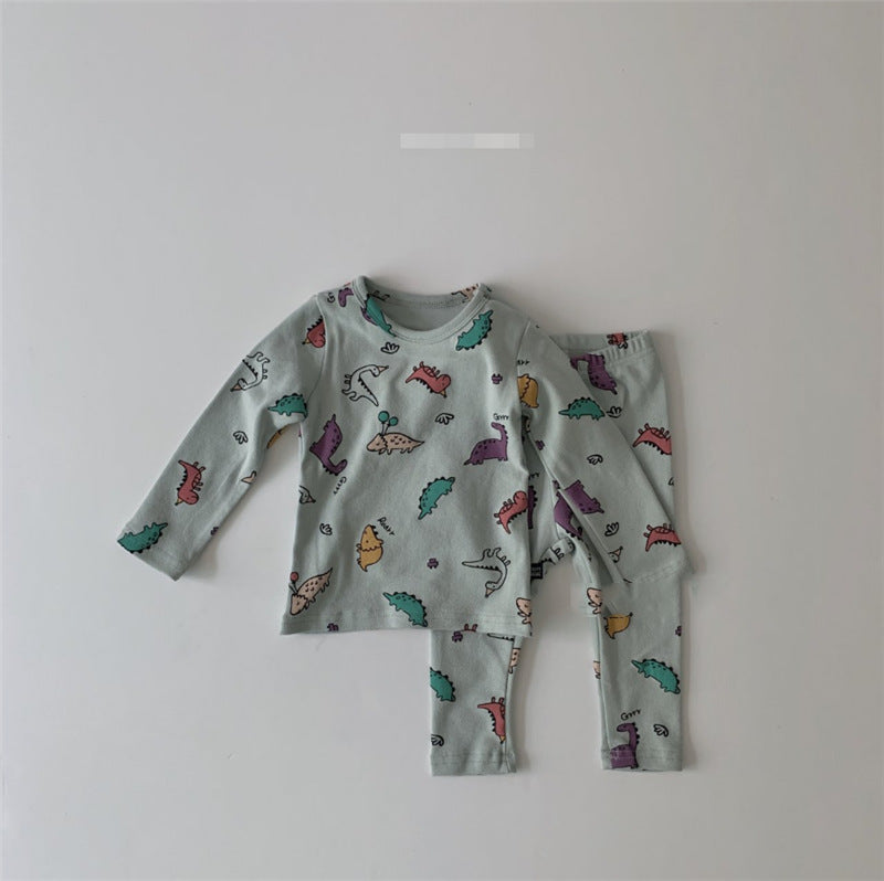 Multicolored Animal Pajamas With Hat