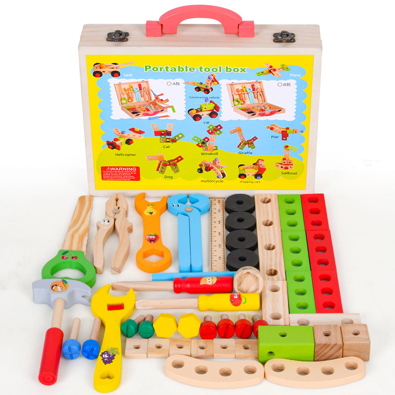 Wooden Build it Yourself Children's Toolbox