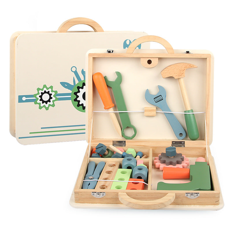 Wooden Build it Yourself Children's Toolbox