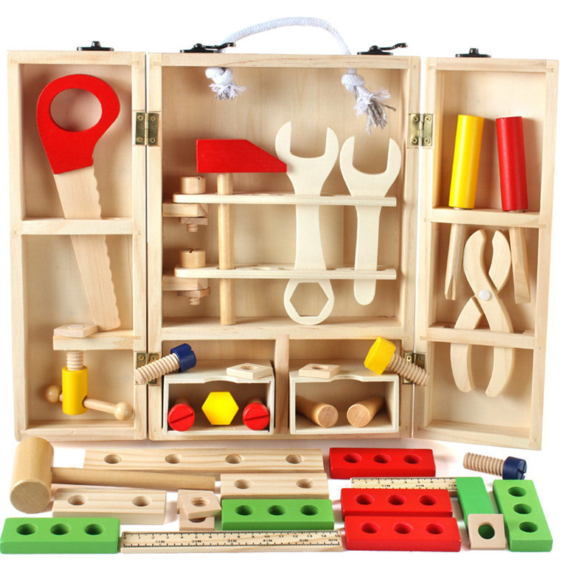 Wooden Build it Yourself Children's Toolbox