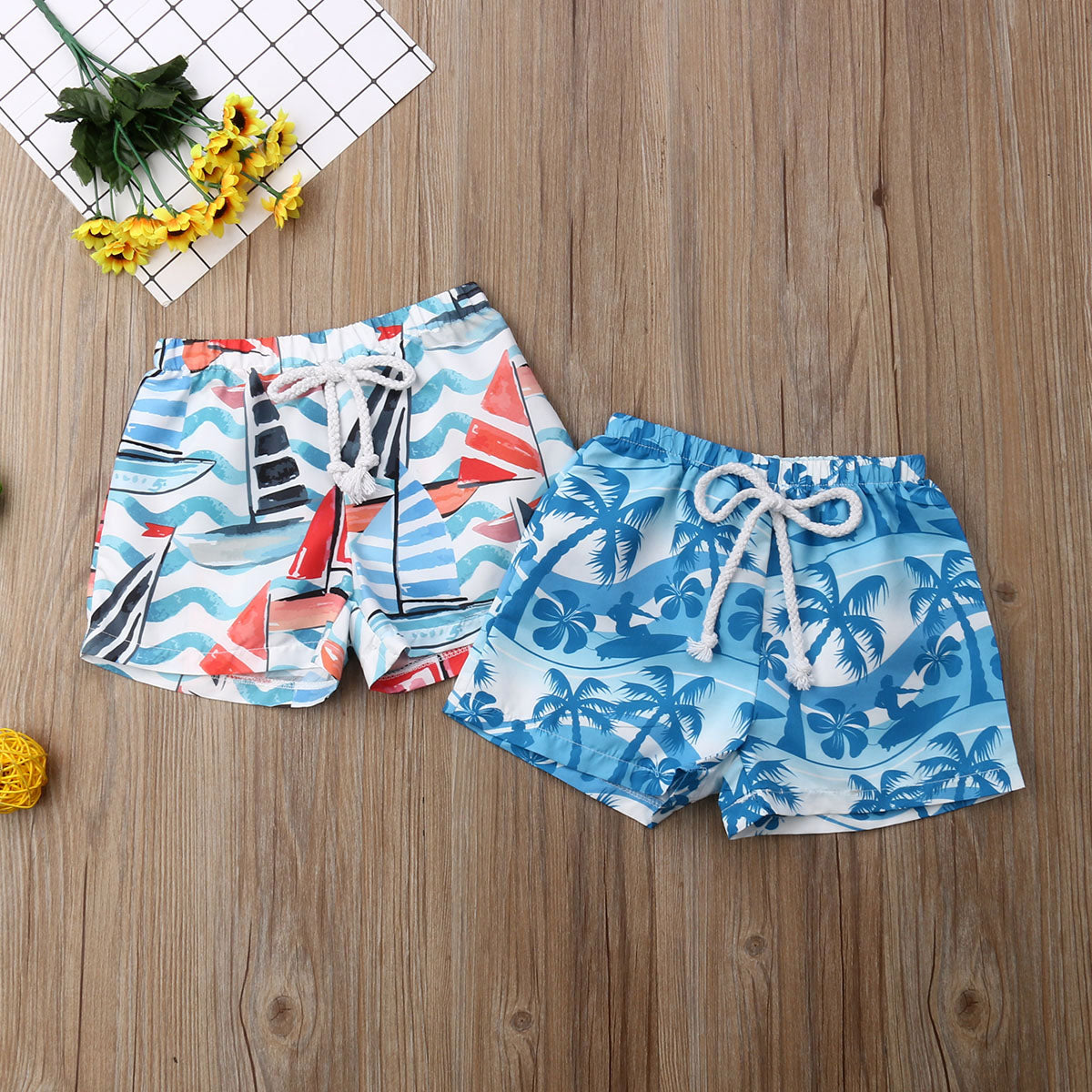 Boys Printed Swimsuit