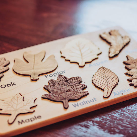 Wooden Leaf Puzzle