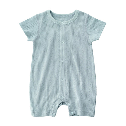 Lightweight Breathable Buttoned Baby Jumpsuit