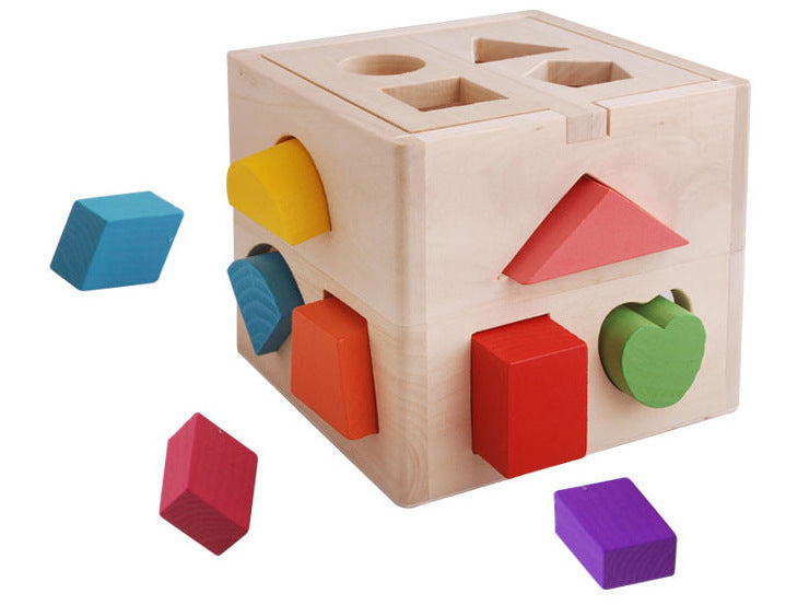 Wooden Shape Sorting Box Toy  The Perfect Educational Toy for Babies –  ChicoryBaby