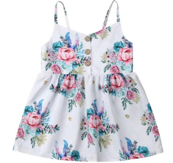 Strappy Floral Dress