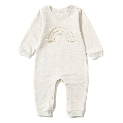 Embroidered Rainbow Baby One-Piece Romper