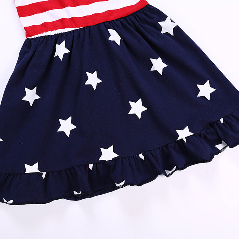 Girls' Stars and Stripes Dress