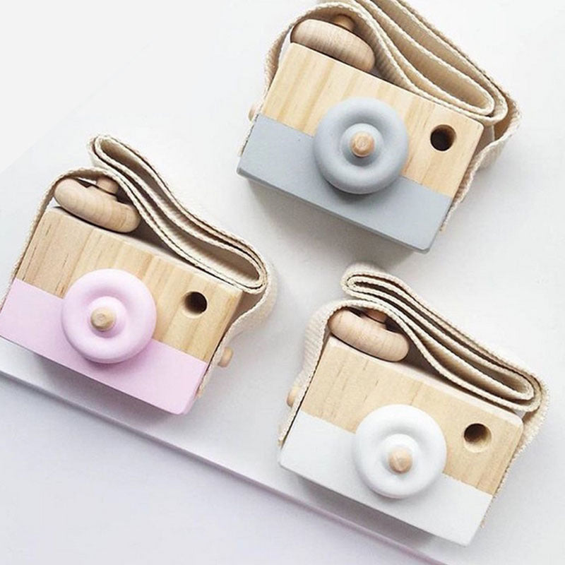 Kids Wooden Camera Prop Toy