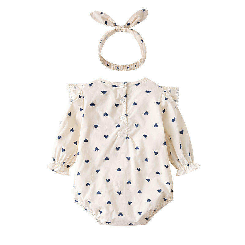 Long-sleeved Baby One-piece Cotton Body Suit