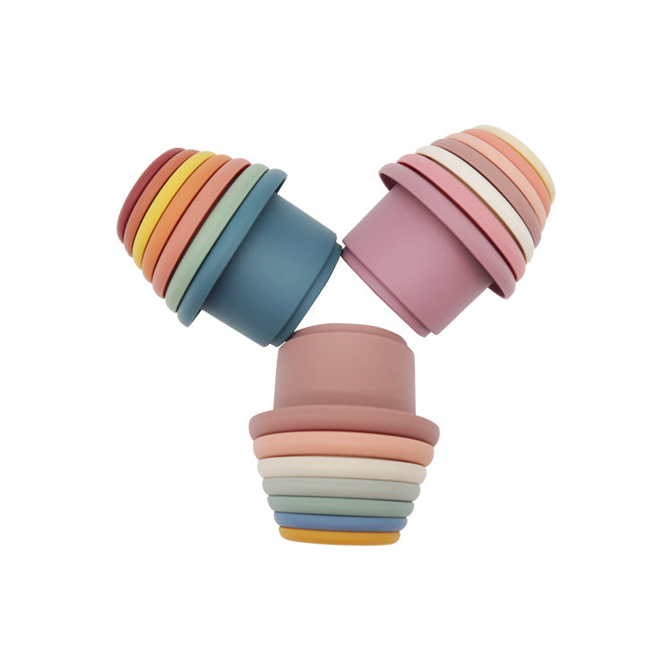 Silicone Nesting Style Stackable Cups