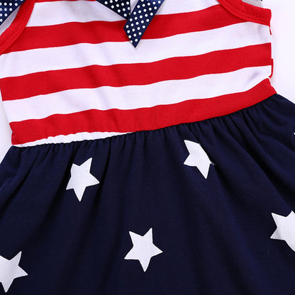 Girls' Stars and Stripes Dress