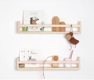 Macaron Solid Wood Frame Bookshelf