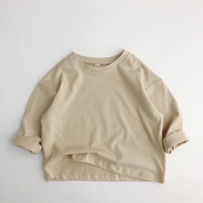 Children's Long-Sleeved Cotton Tee