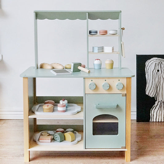 Wooden Kids Play Kitchen