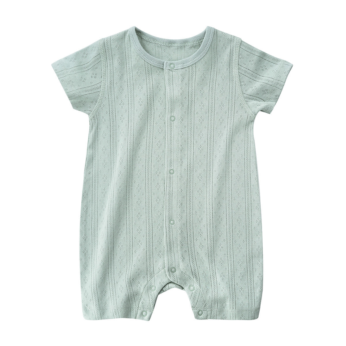 Lightweight Breathable Buttoned Baby Jumpsuit