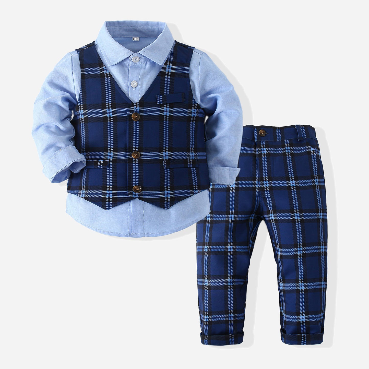 Spring Gentleman Dress Suit For Boys