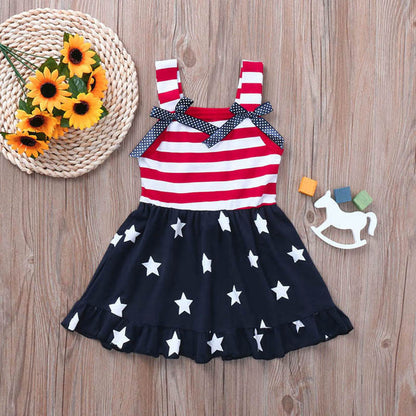 Girls' Stars and Stripes Dress