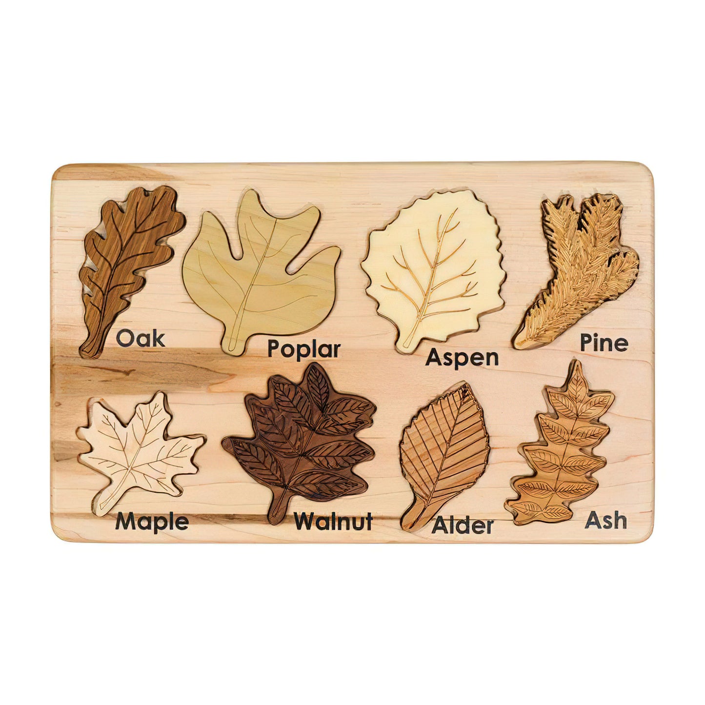 Wooden Leaf Puzzle