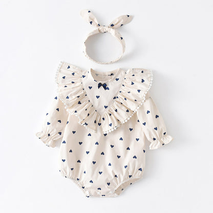 Long-sleeved Baby One-piece Cotton Body Suit