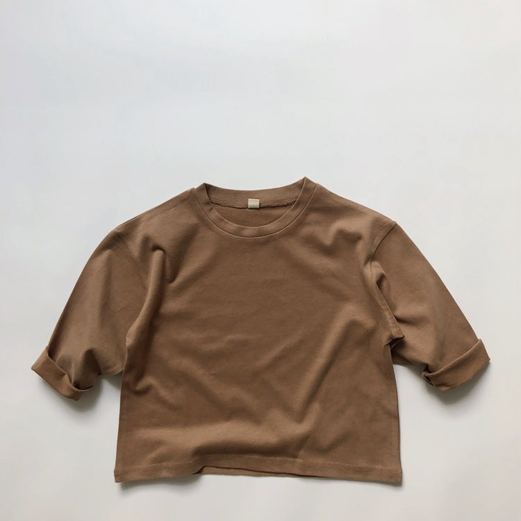 Children's Long-Sleeved Cotton Tee